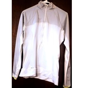White & Gray Nike Pullover